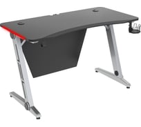 Игровой стол Cactus столешница мдф карбон, каркас серебристый CS-GTZ-SL-CARBON-RED 1563570