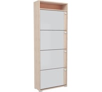 Обувница Leset Эдит 4S (2 уп.), зеркальная, дуб санома 7778-7883