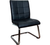 Стул Кресловъ КР-29 Квадрат, кожзам PG Black 7КР22-КР29К-0401К-Ст.п