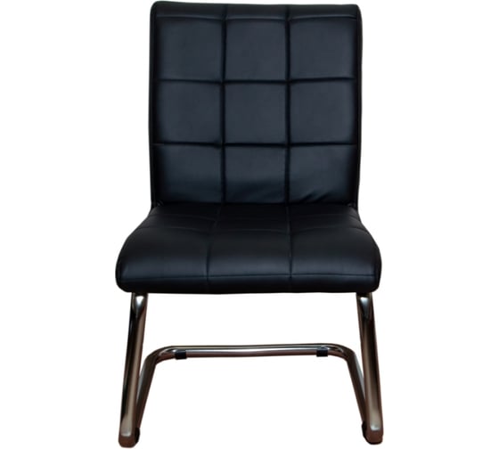 Стул Кресловъ КР-29 Квадрат, кожзам PG Black 7КР22-КР29К-0401К-Ст.п