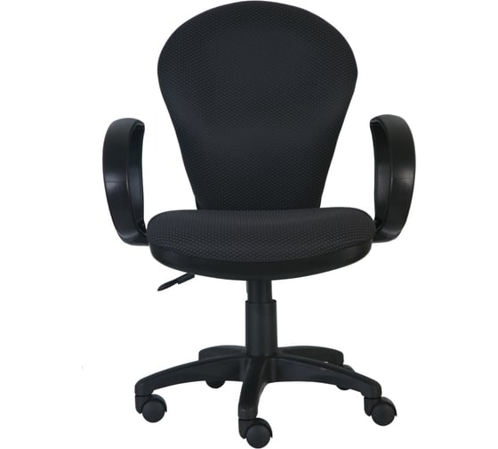 Кресло RIVA Chair RCH 687 чёрный пластик/черная ткань JP-15-2 УЧ-00000422 1
