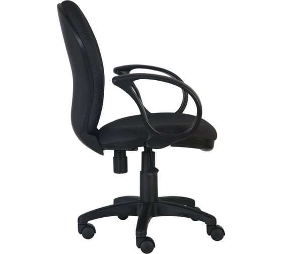 Кресло RIVA Chair RCH 687 чёрный пластик/черная ткань JP-15-2 УЧ-00000422
