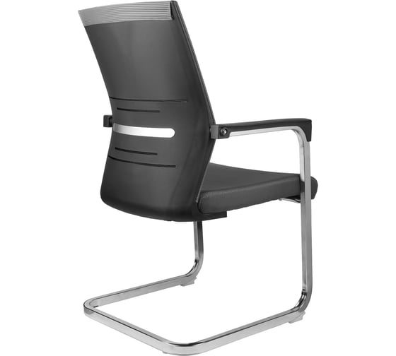 Кресло RIVA Chair RCH D818 серая сетка на полозьях УЧ-00000869
