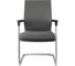 Кресло RIVA Chair RCH D818 серая сетка на полозьях УЧ-00000869 1