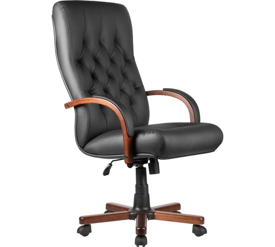 Кресло RIVA Chair М 175 A Laguna Тай чёрная кожа УЧ-00000947
