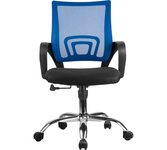 Кресло RIVA Chair RCH 8085JE синяя сетка/хромированная крестовина УЧ-00000711 1