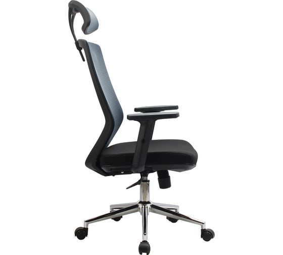 Кресло RIVA Chair RCH 833H чёрная сетка/хромированная крестовина УЧ-00000788