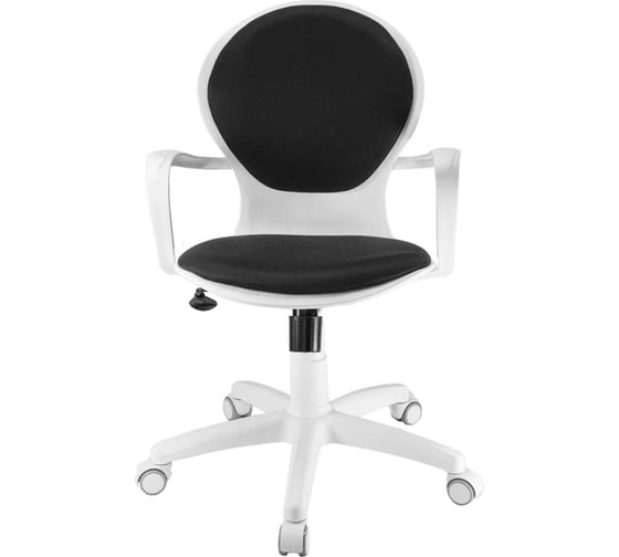 Кресло RIVA Chair RCH 1140 TW PL White черное УЧ-00001534