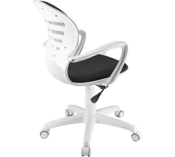 Кресло RIVA Chair RCH 1140 TW PL White черное УЧ-00001534