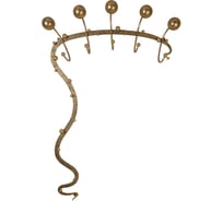 Настенная вешалка BOGACHO Heri Modern 2 бронзового цвета 15021/бронзовый