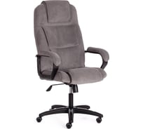 Кресло Tetchair bergamo 22 флок, серое 29 19362