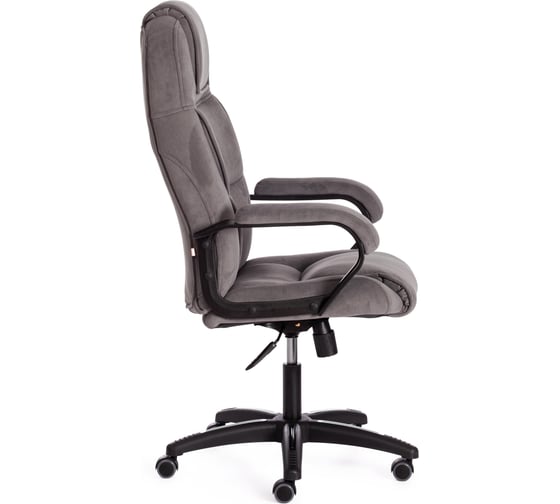 Кресло Tetchair bergamo 22 флок, серое 29 19362