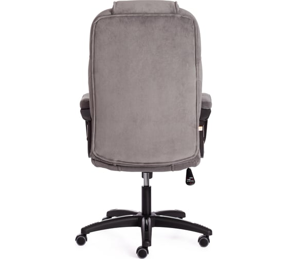 Кресло Tetchair bergamo 22 флок, серое 29 19362