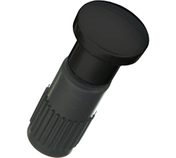 Плоская заглушка на рейлинг MFK-TORG черный матовый RAT-16 BL 2815-16 BL