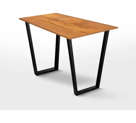 Подстолье для стола MY SPACE в стиле Лофт V образный черный муар 71x55 см TLEGS-7155V