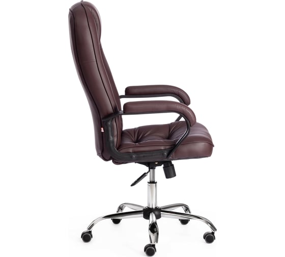 Кресло Tetchair сн9944 22 хром, кож/зам, коричневый 36-36 19495