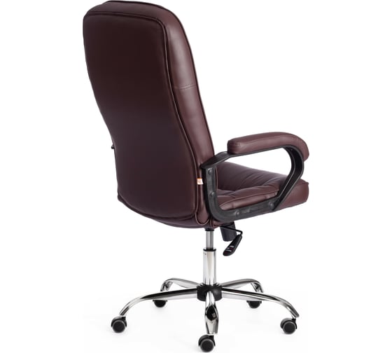 Кресло Tetchair сн9944 22 хром, кож/зам, коричневый 36-36 19495