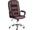 Кресло Tetchair сн9944 22 хром, кож/зам, коричневый 36-36 19495 1
