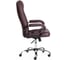 Кресло Tetchair сн9944 22 хром, кож/зам, коричневый 36-36 19495 2