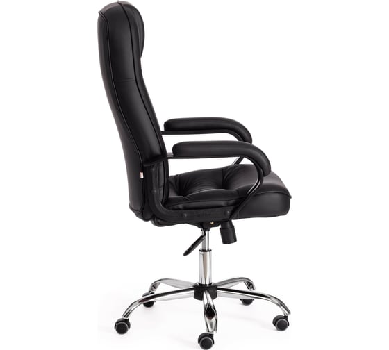 Кресло Tetchair сн9944 22 хром, кожзам, черный 36-6 19467