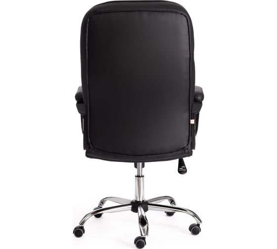 Кресло Tetchair сн9944 22 хром, кожзам, черный 36-6 19467