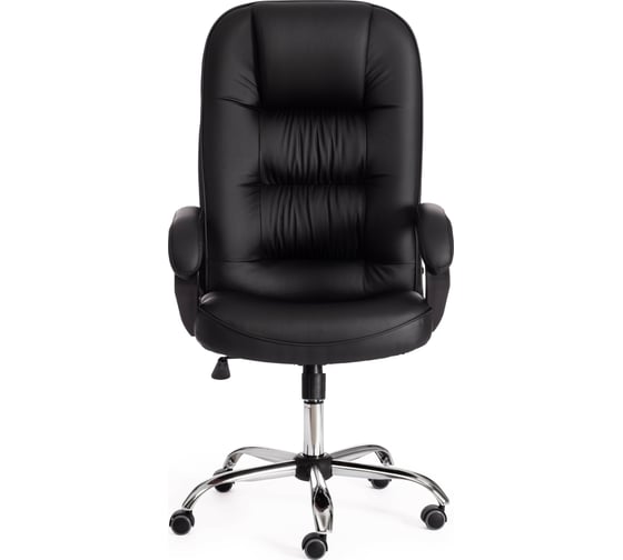 Кресло Tetchair сн9944 22 хром, кожзам, черный 36-6 19467