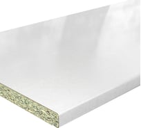 Влагостойкая столешница Союз 600/3050/38/1r/400к бриллиант белый С400К