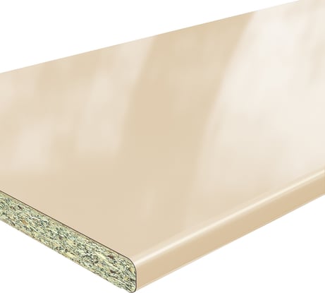 Влагостойкая столешница Союз 600/3050/38/1u/416г бежевый С416Г