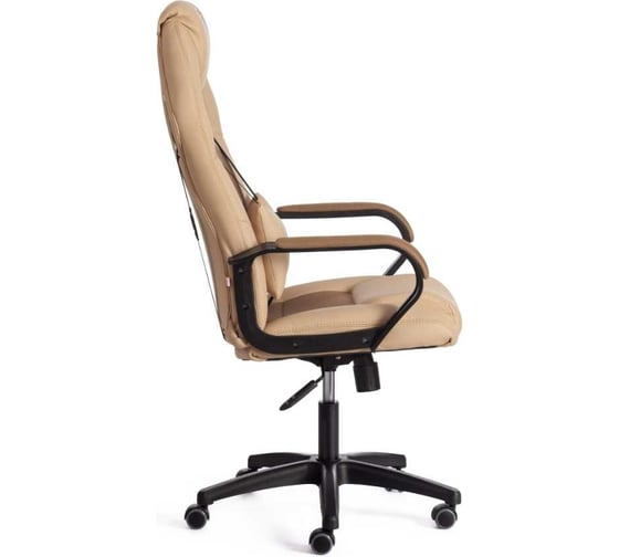 Кресло Tetchair driver 22 кожзаменитель/ткань, бежевый/бронза 36-34/tw-21 19295