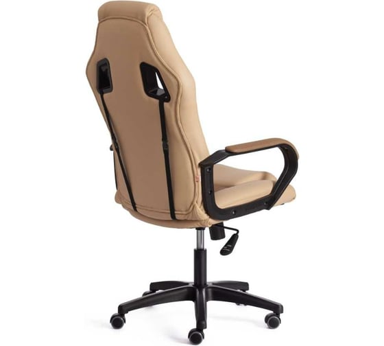 Кресло Tetchair driver 22 кожзаменитель/ткань, бежевый/бронза 36-34/tw-21 19295