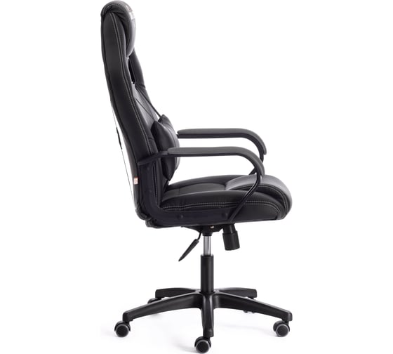 Кресло Tetchair driver 22 кожзаменитель/ткань, черный/серый 36-6/tw-12 19298
