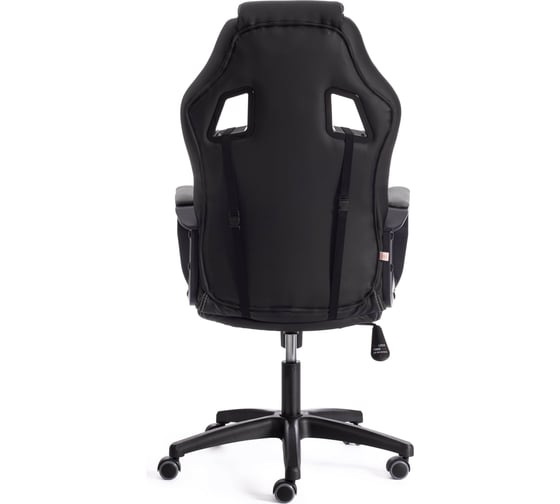 Кресло Tetchair driver 22 кожзаменитель/ткань, черный/серый 36-6/tw-12 19298