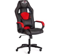 Кресло Tetchair driver 22 кожзаменитель/ткань, черный/красный 36-6/tw-08 19297