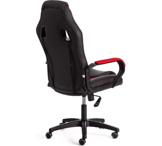 Кресло Tetchair driver 22 кожзаменитель/ткань, черный/красный 36-6/tw-08 19297