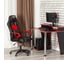 Кресло Tetchair driver 22 кожзаменитель/ткань, черный/красный 36-6/tw-08 19297 19