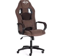 Кресло Tetchair driver 22 флок/ткань, коричневый 6/tw-24 19293
