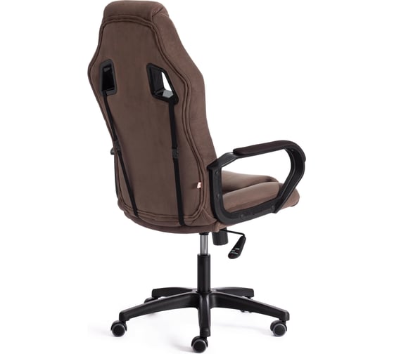 Кресло Tetchair driver 22 флок/ткань, коричневый 6/tw-24 19293