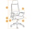 Кресло Tetchair mesh-7 ткань, черный 13350 18