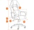 Кресло Tetchair driver 22 ткань, черный/серый 2603/tw-12 19303 21