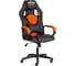 Кресло Tetchair driver 22 кожзаменитель/ткань, черный/оранжевый 36-6/tw-07 19301 1