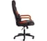 Кресло Tetchair driver 22 кожзаменитель/ткань, черный/оранжевый 36-6/tw-07 19301 2