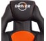 Кресло Tetchair driver 22 кожзаменитель/ткань, черный/оранжевый 36-6/tw-07 19301 8