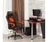 Кресло Tetchair driver 22 кожзаменитель/ткань, черный/оранжевый 36-6/tw-07 19301 19