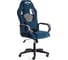 Кресло Tetchair driver 22 флок/ткань, синий/серый 32/tw-12 19294 1