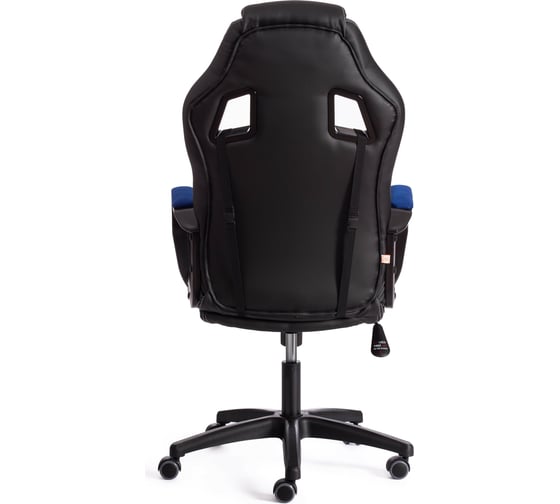 Кресло Tetchair driver 22 кожзаменитель/ткань, черный/синий 36-6/tw-10 19300
