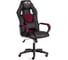 Кресло Tetchair driver 22 кожзаменитель/ткань, черный/бордо 36-6/tw-13 19299 1
