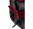 Кресло Tetchair driver 22 кожзаменитель/ткань, черный/бордо 36-6/tw-13 19299 10