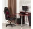 Кресло Tetchair driver 22 кожзаменитель/ткань, черный/бордо 36-6/tw-13 19299 19