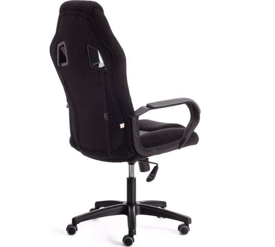 Кресло Tetchair driver 22 флок/ткань, черный/серый 35/tw-12 19290