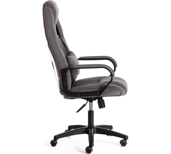Кресло Tetchair driver 22 флок/ткань, серый/серый 29/tw-12 19291